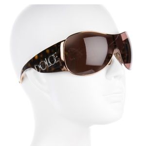 Dolce & Gabbana Tortoise Shell and Gold Sunglasses